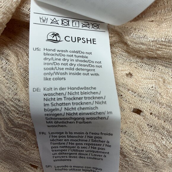 XL MIDI DRESS?/COVERUP CUPSHE NWT - Picture 10 of 11